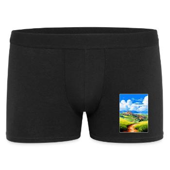 Castilla Y Leon Spain Vintage Travel Poster WPA - Men's Boxer Shorts - black - Front