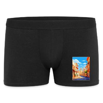 Alicante Spain Vintage Travel Poster Souvenir WPA - Men's Boxer Shorts - black - Front