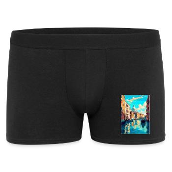 Venise Italie Affiche de voyage vintage WPA Souvenir - Boxer Homme - noir - Devant