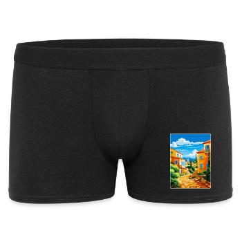 Vila Vicosa Portugal Affiche de voyage vintage WPA Art - Boxer Homme - noir - Devant