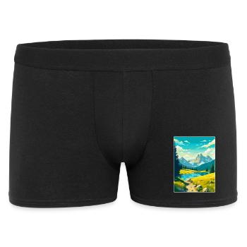 Parc national de Durmitor Monténégro Affiche de voyage - Boxer Homme - noir - Devant