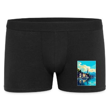 Bregenz Autriche Affiche de voyage vintage souvenir WPA - Boxer Homme - noir - Devant