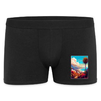 Tenerife Spain Vintage Travel Poster Souvenir WPA - Men's Boxer Shorts - black - Front