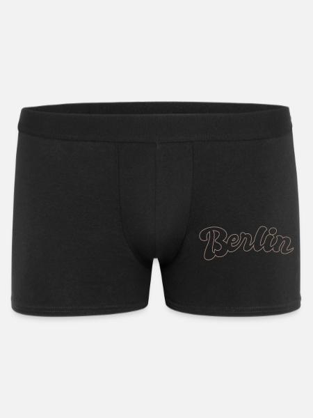 Berlin German Capital lettering - Men's Boxer Shorts - black
