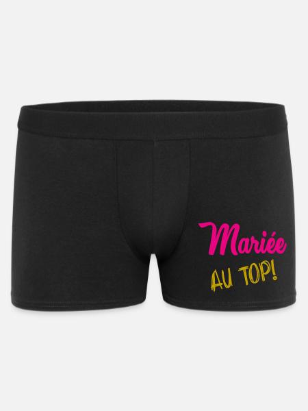 I CAN'T I'M MARRIED - Men's Boxer Shorts - black