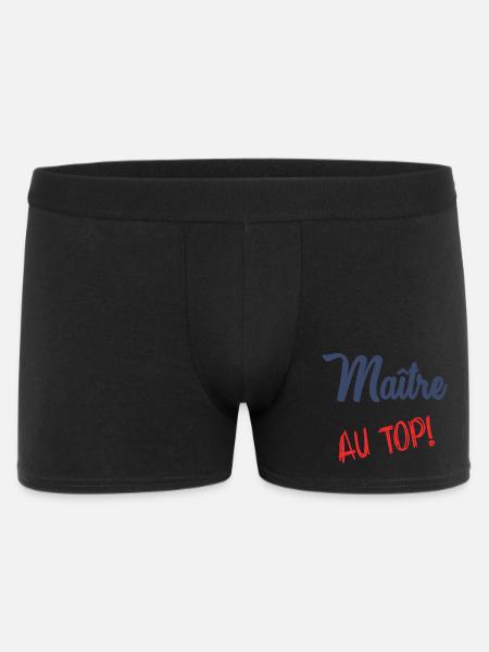 MASTER AT THE TOP - Men's Boxer Shorts - black