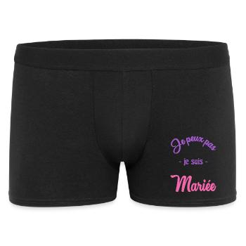 FUTURE MARIEE. EVJF. MARIEE - Boxer Homme - noir - Devant