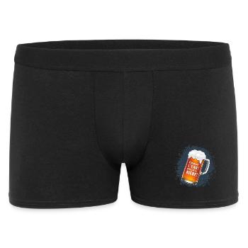 Économisez l’eau – buvez de la bière - Boxer Homme - noir - Devant