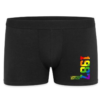 FIERTÉ QUEER IREN-CIEL 39E ANNIVERSAIRE DE L’ENVERGURE LGBTQ 1987 - Boxer Homme - noir - Devant