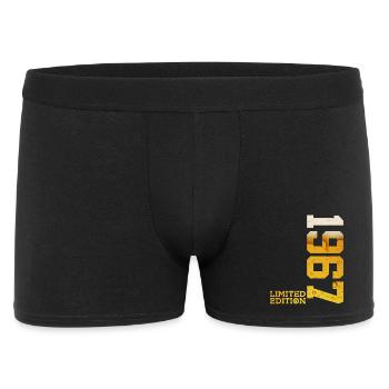 LIMITED EDITION 1967 BIER 59. GEBURTSTAG - Männer Boxer Shorts - Schwarz - Vorne