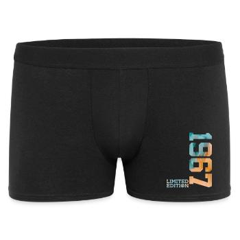 59. GEBURTSTAG LIMITED EDITION 1967 - Männer Boxer Shorts - Schwarz - Vorne