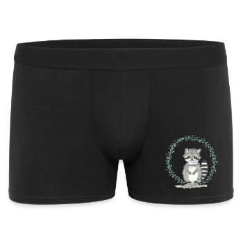 raton laveur - Boxer Homme - noir - Devant