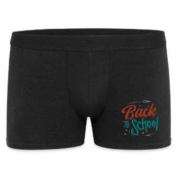Back to school - Men's Boxer Shorts - black - Front