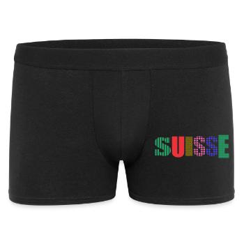 SUISSE - Boxer Homme - noir - Devant