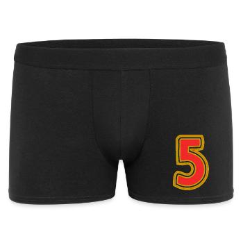 5. 5 ANS. 5e ANNIVERSAIRE. ANNIVERSAIRE 5 ANS - Boxer Homme - noir - Devant