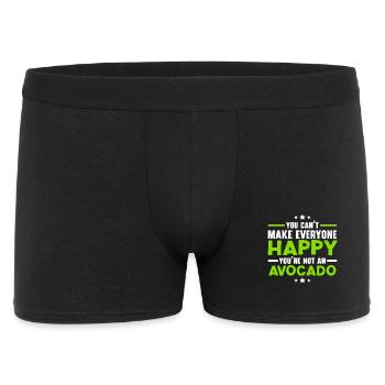 Du kannst nicht jeden glücklich machen Du bist nic - Männer Boxer Shorts - Schwarz - Vorne