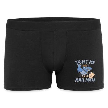 Ich bin ein Postbeamter Postbeamter Briefträger Po - Männer Boxer Shorts - Schwarz - Vorne