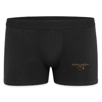 faultier - Männer Boxer Shorts - Schwarz - Vorne