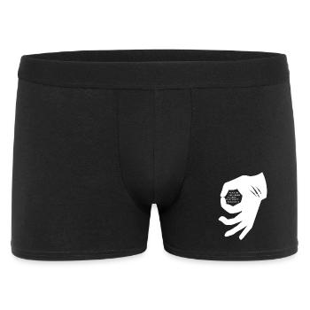 Hand Gamer - Männer Boxer Shorts - Schwarz - Vorne