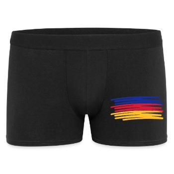 Sanitär Klima Heizung Farben Logo Zeichen - Männer Boxer Shorts - Schwarz - Vorne
