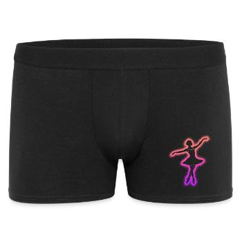 Ballett Tanzen Tänzerin Balletttänzerin Ballerina - Männer Boxer Shorts - Schwarz - Vorne