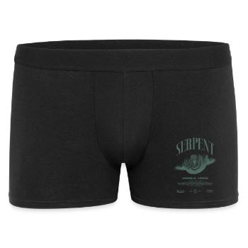 Green Tree Python Modern Reptile Keeper Streetwear - Männer Boxer Shorts - Schwarz - Vorne