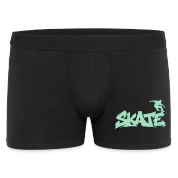 Skate Skater - Männer Boxer Shorts - Schwarz - Vorne