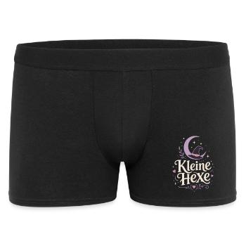 Kleine Hexe Halloween Kostüm Kinder - Männer Boxer Shorts - Schwarz - Vorne