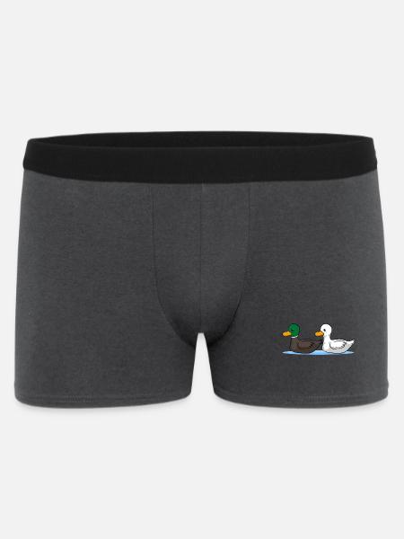 Enten - Männer Boxer Shorts - Anthrazit
