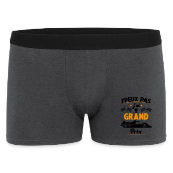Je peux pas j'ai Grand Prix - Boxer Homme - charbon - Devant