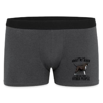 Boxer - Männer Boxer Shorts - Anthrazit - Vorne