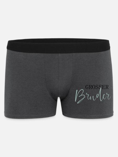 Großer Bruder - Männer Boxer Shorts - Anthrazit
