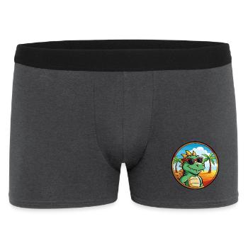 Dragon Funny Cartoon Lunettes de soleil de plage d’été cool - Boxer Homme - charbon - Devant