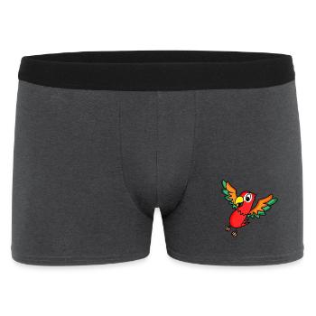 perroquet - Boxer Homme - charbon - Devant