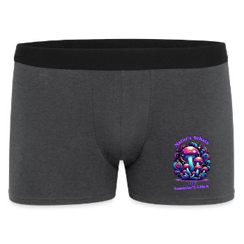 Magisches Pilzwunder - Männer Boxer Shorts - Anthrazit - Vorne