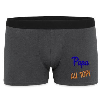 PAPA - Männer Boxer Shorts - Anthrazit - Vorne