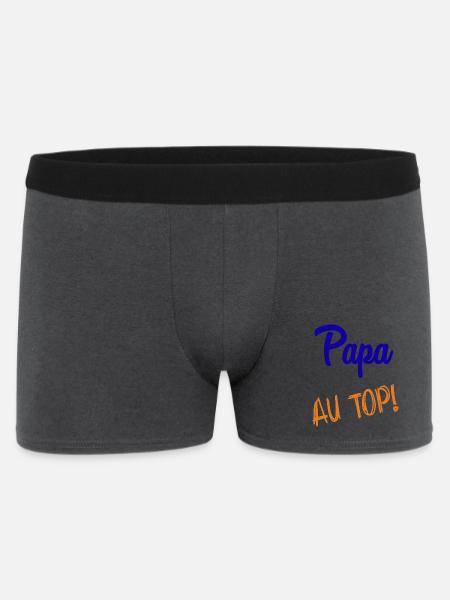 DAD - Men's Boxer Shorts - charcoal grey