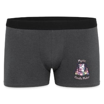 Mystic Candle Maker. - Men's Boxer Shorts - charcoal grey - Front