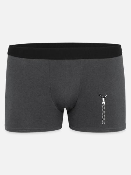 Fermeture éclair - Boxer Homme - charbon