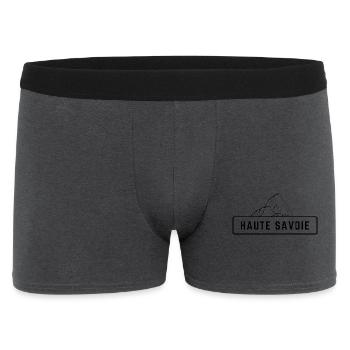 Haute Savoie Schwarzer Berg - Männer Boxer Shorts - Anthrazit - Vorne
