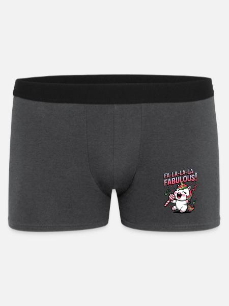 Fa-la-la-la Fabulous! - Men's Boxer Shorts - charcoal grey