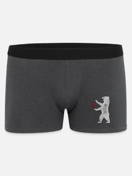 "I love you Berlin" im Graffiti Style - Männer Boxer Shorts - Anthrazit