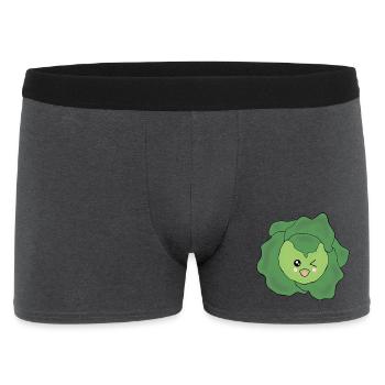 Salad Vegetable Costume Carnival Carnival Partner Shirt - Men's Boxer Shorts - charcoal grey - Front
