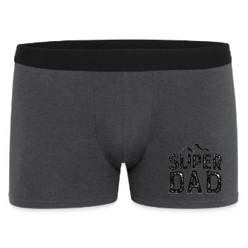 Super Papa - Boxer Homme - charbon - Devant
