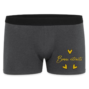 RETIREMENT. COLLEAGUE. RETIREMENT. RETIRED. RETIREMENT. - Men's Boxer Shorts - charcoal grey - Front