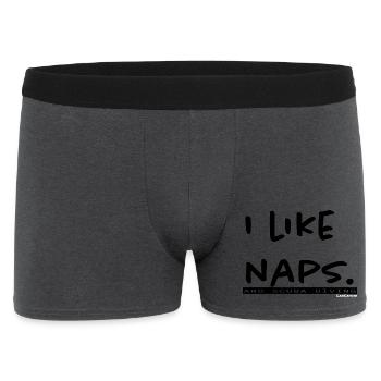 J’aime les siestes. LANCASTER - Boxer Homme - charbon - Devant