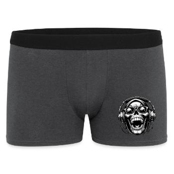 DJ Laughing Skull Casque - Boxer Homme - charbon - Devant