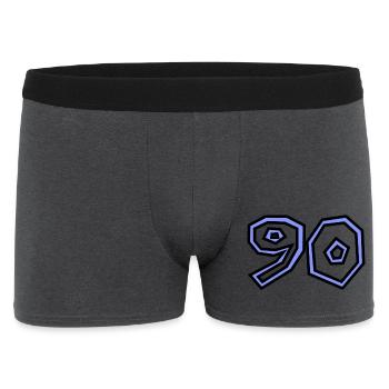 90 - Männer Boxer Shorts - Anthrazit - Vorne