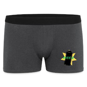 1000% Energie - Männer Boxer Shorts - Anthrazit - Vorne