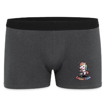 Kardio-Mais - Männer Boxer Shorts - Anthrazit - Vorne